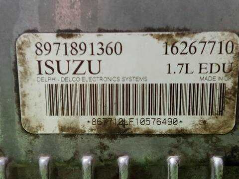 Foto 3ª: Centralita Motor ECU Opel Corsa 1.7 DI F08 F68) 65CV 48KW [Y17DTL] (2001)