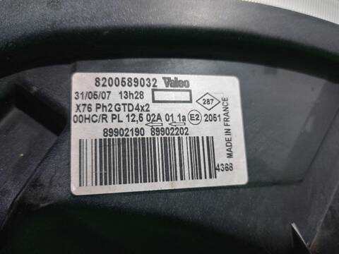 Foto 2ª: Faro Izquierdo Renault Kangoo AUTHENTIQUE 68CV [K9K714] (2003)