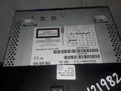 Foto 3ª: Sistema Audio Radio CD Seat Leon FR 1.4 16V TSI 122CV (2015)
