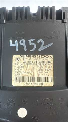 Foto 2ª: Cuadro de Instrumentos Bmw Serie 3 318 2.0 D [204D4/D] (2006)