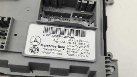 Foto 2ª: Centralita Motor ECU Mercedes Clase C 160 C 220 T D 206.204) 220CV 162KW FAMILIAR [254920] (2023)