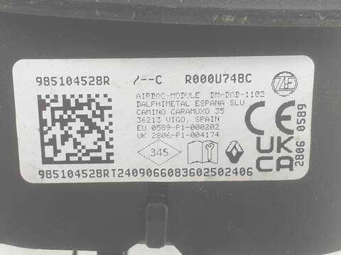 Foto 3ª: Kit Airbag Renault Trafic L1H1 28T (2014)