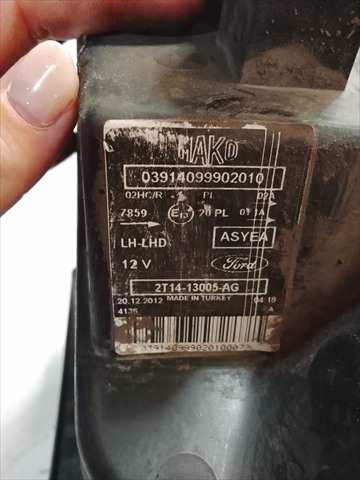 Foto 3ª: Faro Izquierdo Ford Transit 1.8 D CONNECT [P9PC] (2013)