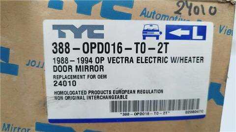 Foto 2ª: Retrovisor Izquierdo Opel Vectra VERSION INDEFINIDA