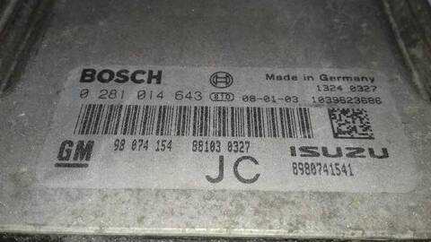 Foto 3ª: Centralita Motor ECU Opel Astra 1.7 16V CDTI 101CV 74KW [Z17DTH] (2008)