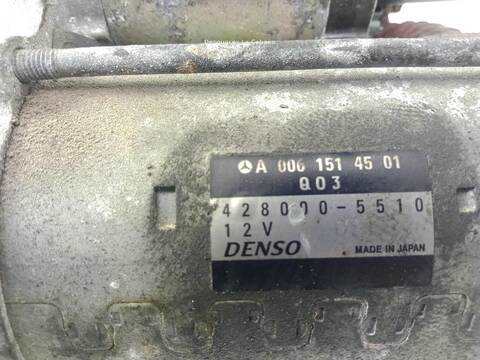 Foto 2ª: Motor de Arranque Mercedes Clase C 160 VERSION INDEFINIDA (2007)