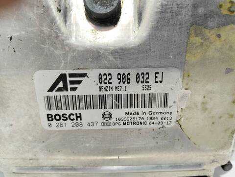 Foto 2ª: Centralita Motor ECU Seat Alhambra ERENCE 1 TDI 131CV (2000)