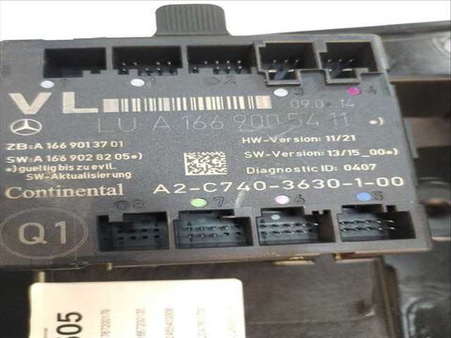 Foto 3ª: Elevalunas Eléctrico Delantero Izquierdo Mercedes Clase A 140 A 220 CDI 176.003) (2012)