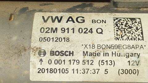 Foto 3ª: Motor de Arranque Volkswagen Polo ADVANCE 95CV 70KW [CHZ] (2018)