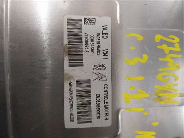 Foto 2ª: Centralita Motor ECU Citroen C3 1.4 G [G-KFT] (2010)