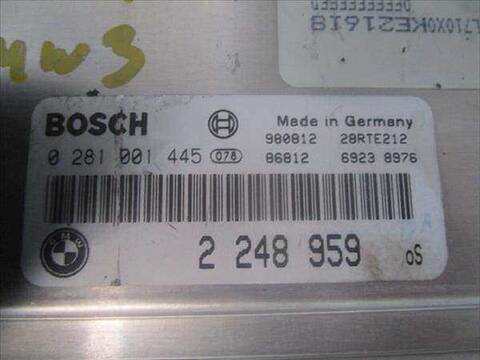 Foto 1ª: Centralita Motor ECU Bmw Serie 3 315 2.0 320D BERLINA 136CV 100KW [M47 204 D1] (1998)