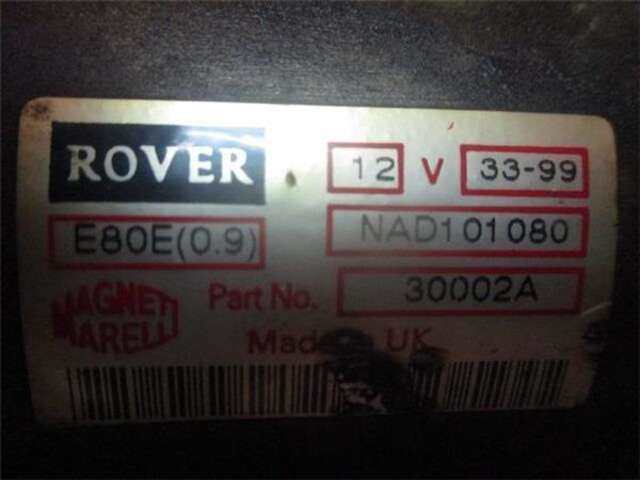 Motor de Arranque Rover Serie 400 1.6 416 SI (4-PTAS.) [1.6 LTR. - 82 KW CAT]
