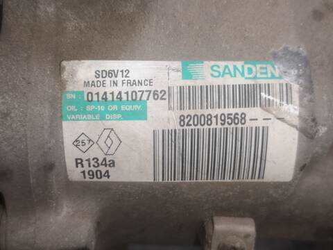 Foto 2ª: Compresor Aire Acondicionado Renault Clio D4F784 (2007)