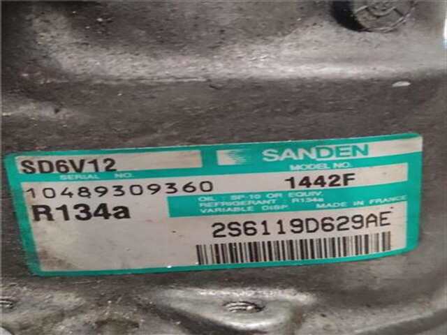 Foto 3ª: Compresor Aire Acondicionado Ford Fiesta 1.4 TDCI [F6JA]