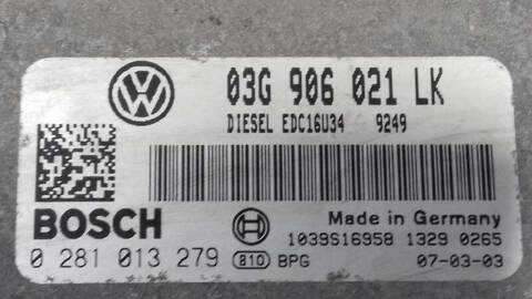 Foto 3ª: Centralita Motor ECU Seat Leon 1.9 TDI 105CV 77KW [BXE] (2007)