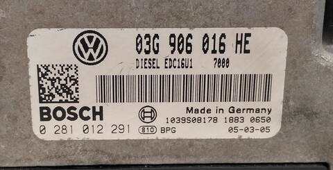 Foto 2ª: Centralita Motor ECU Seat Toledo ERENCE 2 TDI 140CV [BKD] (2004)