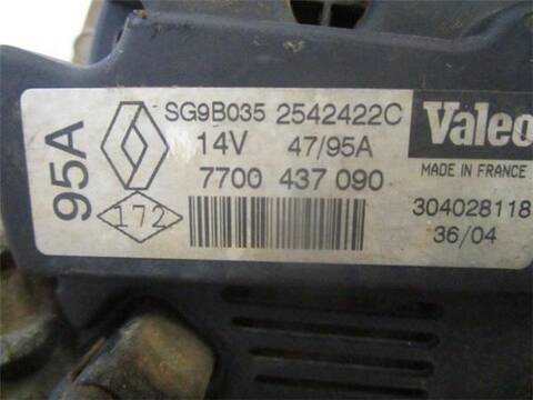 Foto 3ª: Alternador Renault Clio 1.2 16V B/CB05) 75CV 55KW [D4F 722] (2004)