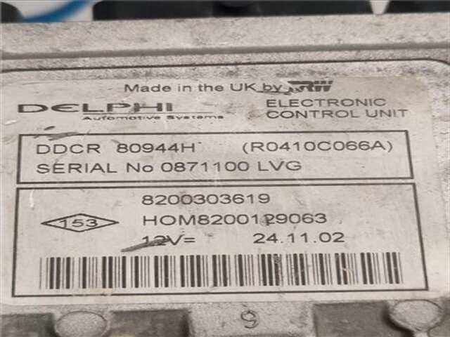 Foto 2ª: Centralita Motor ECU Renault Clio 1.5D DCI 80CV [K9K 702]