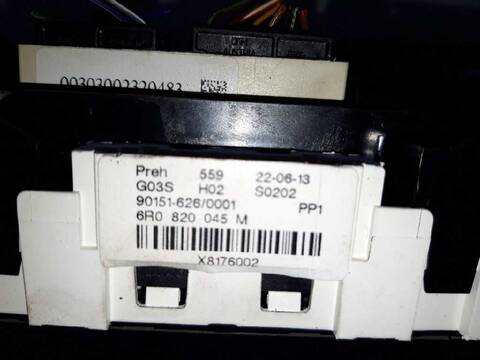 Foto 3ª: Mando Calefacción A. A. Volkswagen Polo ADVANCE 90CV 66KW [CAYB] (2013)