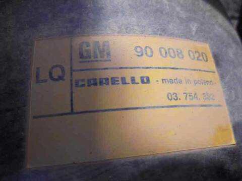Foto 3ª: Faro Derecho Opel Kadett 1.6 82CV 60KW [16SV] (1991)