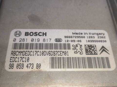 Centralita Motor ECU Peugeot Partner 9HP