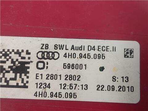 Foto 3ª: Piloto Trasero Izquierdo Audi A8 3.0 TDI QUATTRO 250CV 184KW [CDT] (2011)