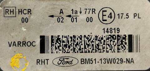 Foto 2ª: Faro Derecho Ford Focus 1.0 ECOBOOST CAT 125CV [M1DA] (2010)