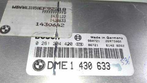 Foto 3ª: Centralita Motor ECU Bmw Serie 3 315 318 I BERLINA 118CV 87KW [194E1] (1998)