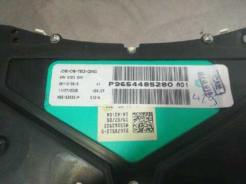 Cuadro de Instrumentos Peugeot 307 X-LINE BERLINA 90CV 66KW