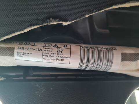 Airbag Cortina Delantero Izquierdo Mercedes Clase B 150 B 180 CDI BE 246.200) 109CV 80KW