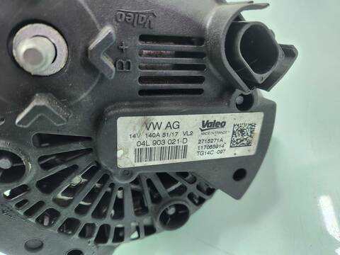 Foto 2ª: Alternador Volkswagen Touran ADVANCE BMT 116CV 85KW [DGDA] (2018)