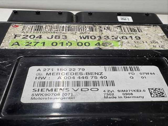 Foto 2ª: Centralita Motor ECU Mercedes Clase C 220 W204 BERLINA 5P.