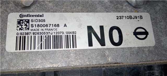 Centralita Motor ECU Nissan Juke 1.5 ACENTA [1.5 LTR. - 81 KW TURBODIESEL CAT]
