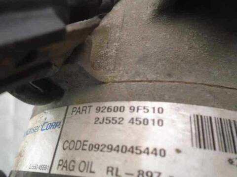 Foto 3ª: Compresor Aire Acondicionado Nissan Almera 1.5 16V CAT 98CV 72KW [QG15] (2004)