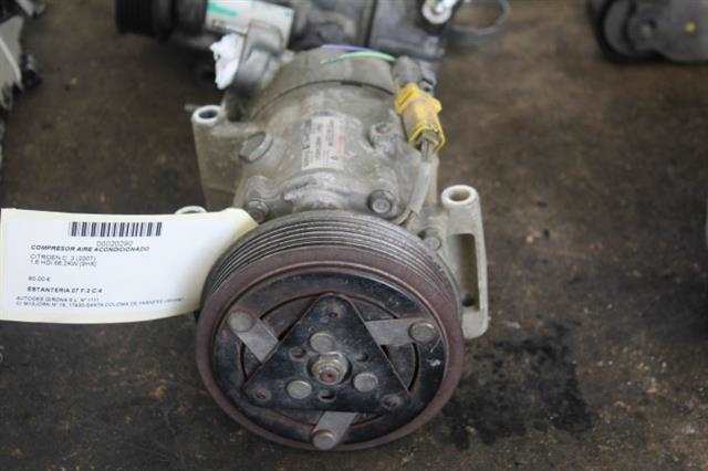 Foto 2ª: Compresor Aire Acondicionado Citroen C3 1.6 HDI [9HX] (2007)