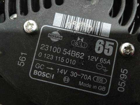 Foto 3ª: Alternador Nissan Micra CG13 (1995)