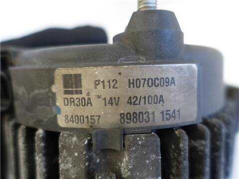 Foto 3ª: Alternador Opel Astra 1.7 NAVI 110CV 81KW [D-Z17DTR] (2009)