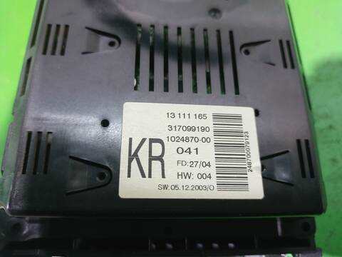 Foto 3ª: Pantalla Multifuncion Opel Astra ELEGANCE BERLINA 101CV 74KW [Z17DTH] (2004)