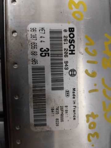 Foto 2ª: Centralita Motor ECU Peugeot 307 1.6 G [NFU] (2001)