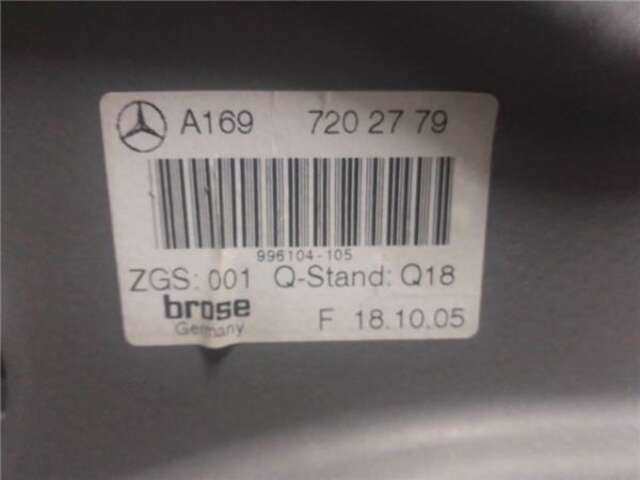 Foto 3ª: Elevalunas Eléctrico Delantero Izquierdo Mercedes Clase A 140 2.0 A 160 CDI (169.006) [2.0 LTR. - 60 KW CDI CAT] [OM 640.942]