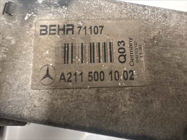 Foto 2ª: Intercooler Mercedes Clase E 220 2.2 DCI [646961] (2002)