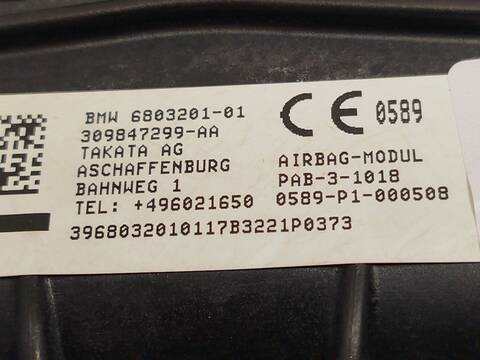 Foto 3ª: Airbag Delantero Derecho Mini Mini ONE D 95CV 70KW [B37C15A] (2018)