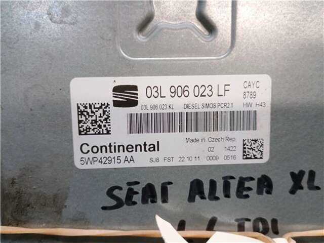 Centralita Motor ECU Seat Altea 1.6 ERENCE ECOMOTIVE [1.6 LTR. - 77 KW TDI]