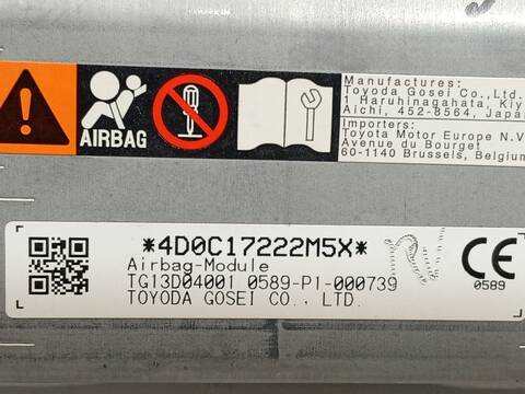 Foto 4ª: Airbag Delantero Derecho Lexus UX 300E KMA10) 204CV 150KW [M20A-FKS] (2022)