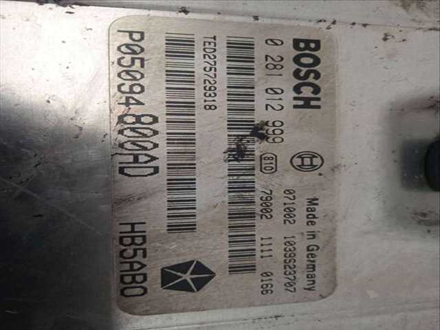 Foto 3ª: Centralita Motor ECU Chrysler Voyager 2.8 CRD CAT 150CV 110KW [VM47C] (2007)
