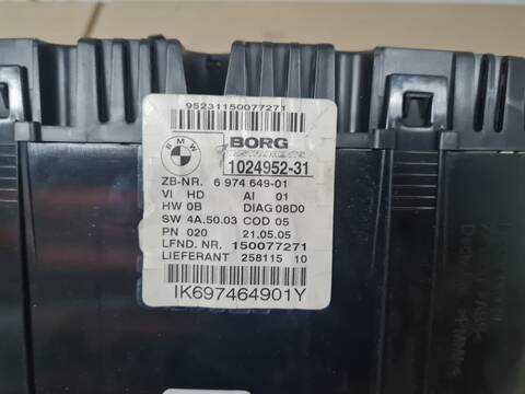 Foto 2ª: Cuadro de Instrumentos Bmw Serie 1 114 120D BERLINA 163CV 120KW [204D4] (2005)