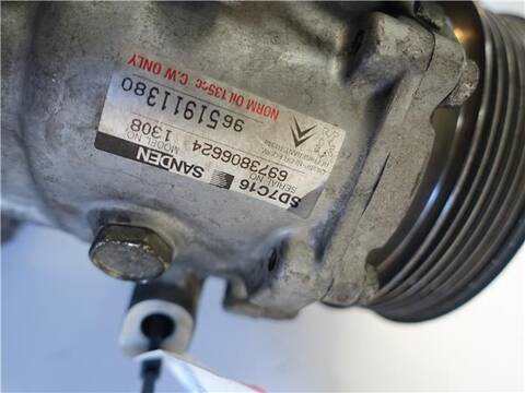 Foto 3ª: Compresor Aire Acondicionado Citroen C4 2.0 HDI PICASSO 136CV 100KW [RHJ-DW10BTED4] (2006)