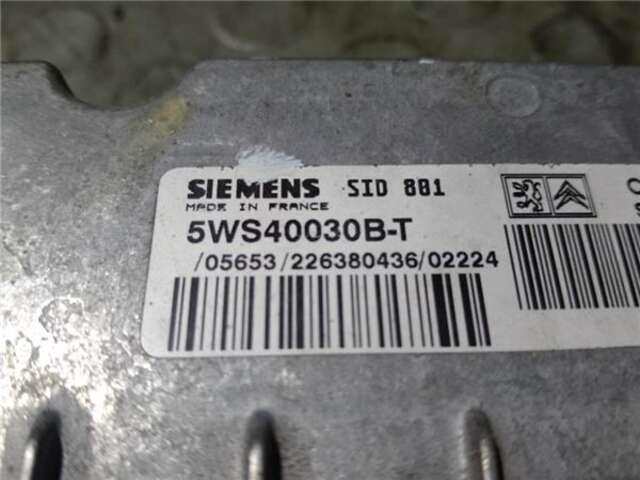 Foto 3ª: Centralita Motor ECU Peugeot 307 2.0 HDI 90 [RHY (DW10TD)]