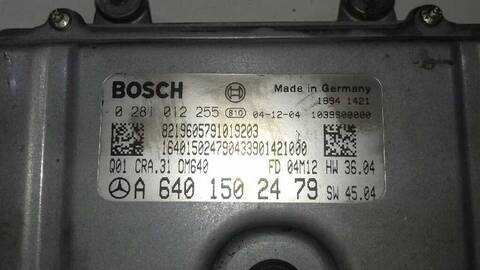 Foto 3ª: Centralita Motor ECU Mercedes Clase A 140 2.0 CDI CAT 109CV 80KW [640940] (2004)