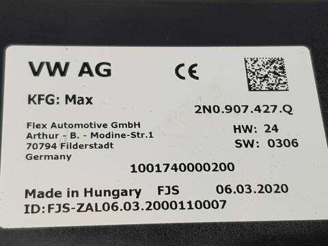 Foto 3ª: Centralita Motor ECU Man TGE KASTEN 5.XXX LANG HOCHDACH RWD (2017)